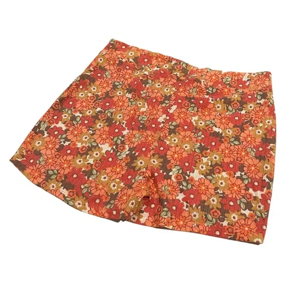 Colsie Retro Floral Pajama Shorts XL - Picture 6 of 6
